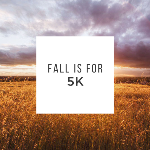 fall is for 5k